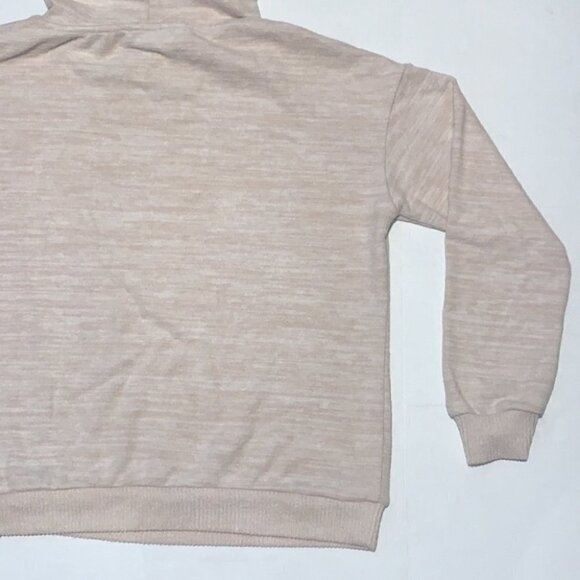 𝅺MAGASCHONI light pink long sleeves hooded sweater size small - Picture 9 of 11